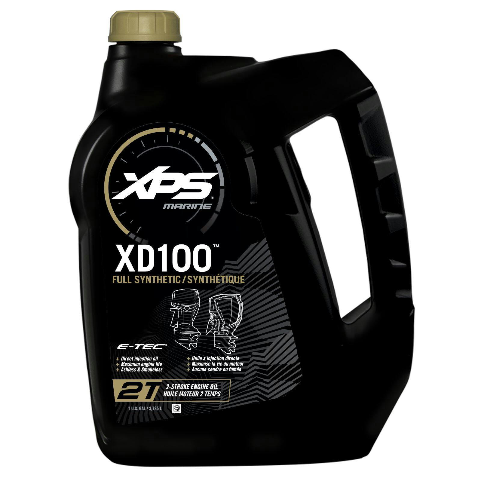 BRP XPS Marine XD100 2-Cycle Full Synthetic Oil, 4-L