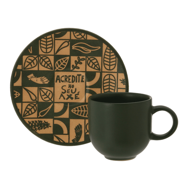 XÍCARA CAFÉ 85 ML SETE ERVAS AXÉ