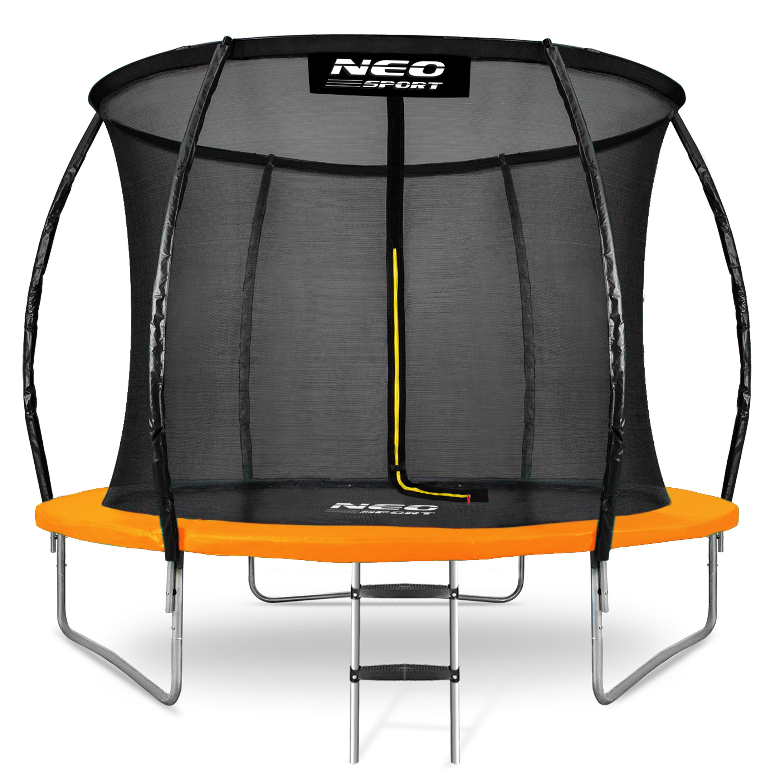 Trampolina ogrodowa z siatką wewnętrzną Neo-Sport 252cm 8ft
