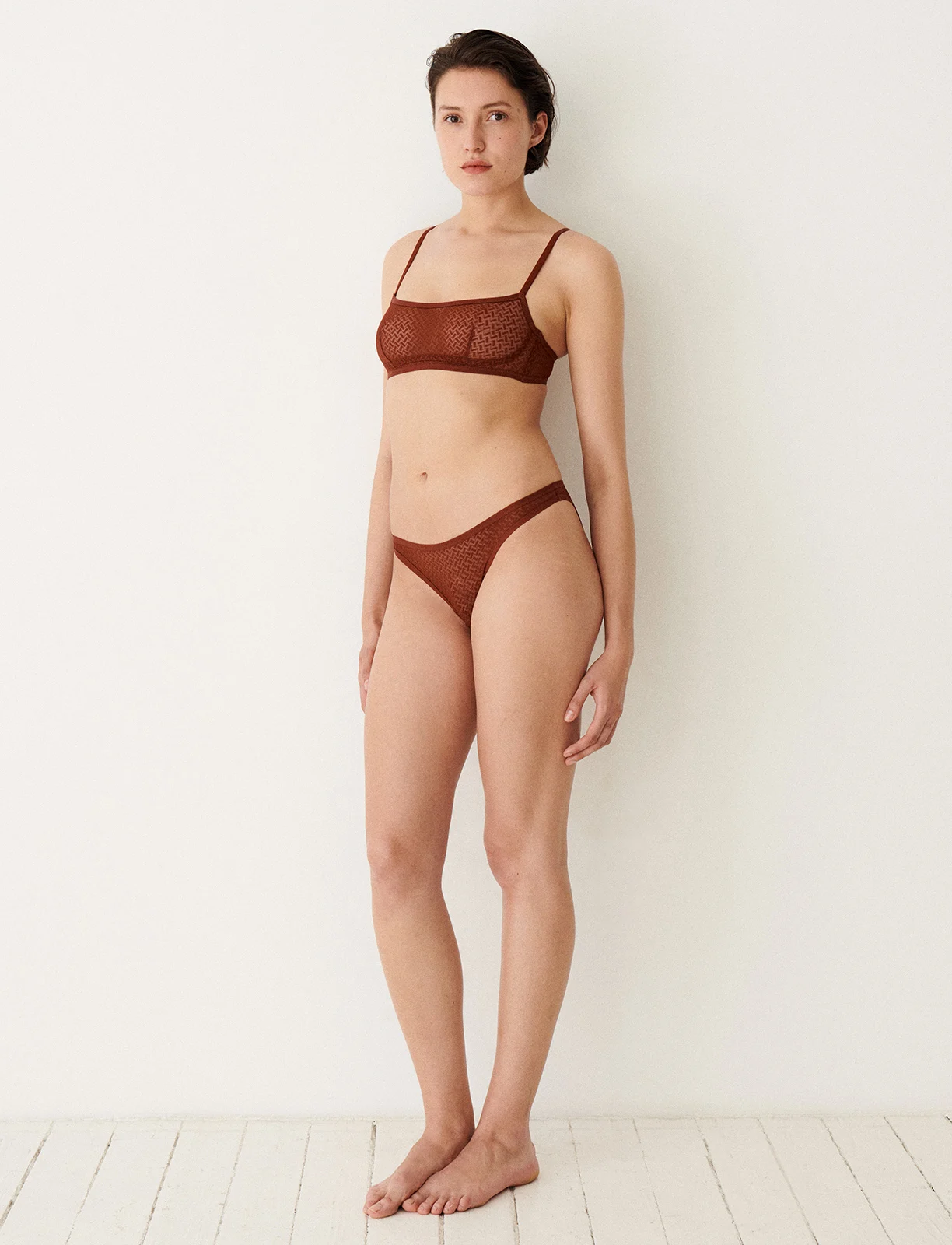 Culotte taille basse ZOE JACQUARD