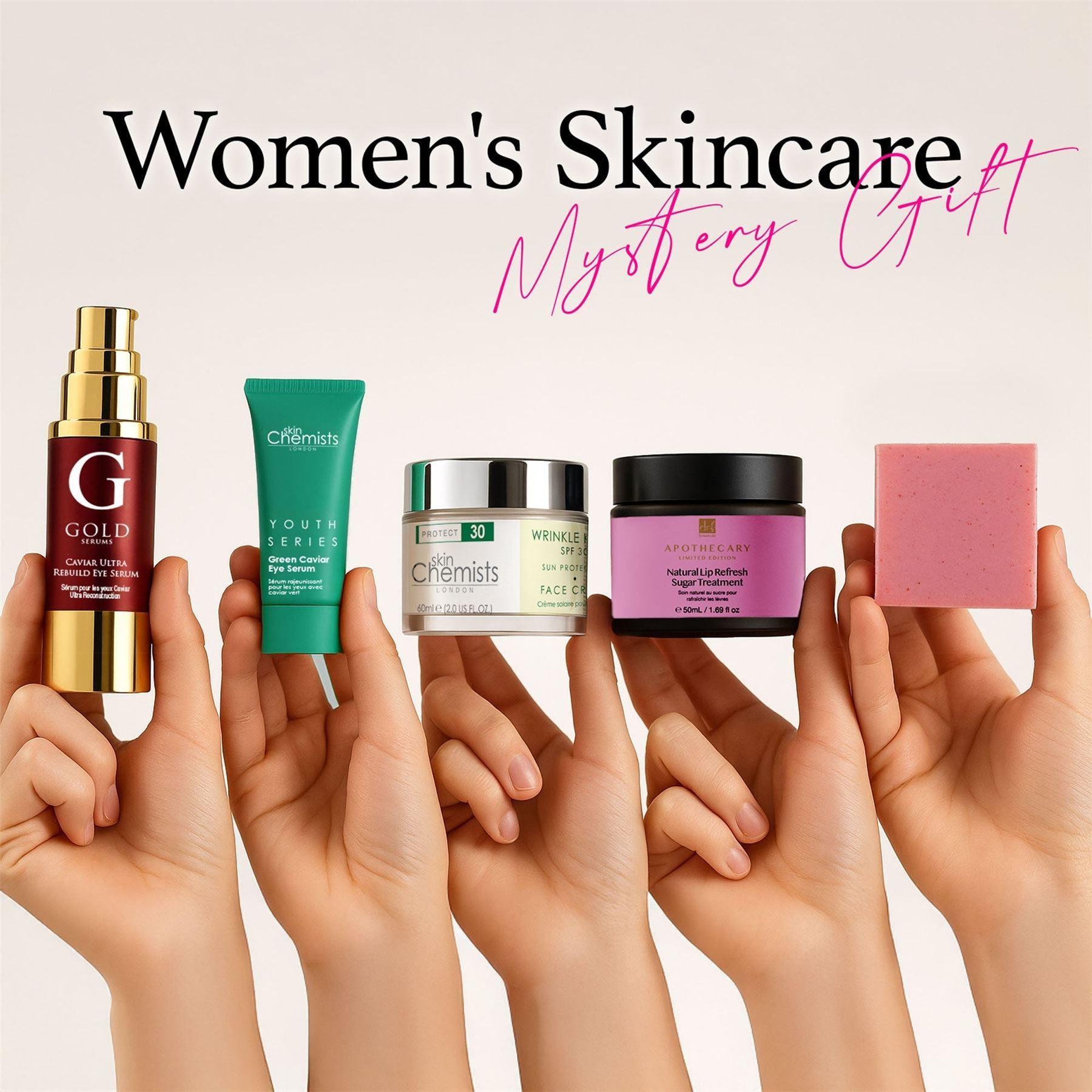 skinChemists professional Women's Anti-Ageing Beauty & Skincare Mystery Box