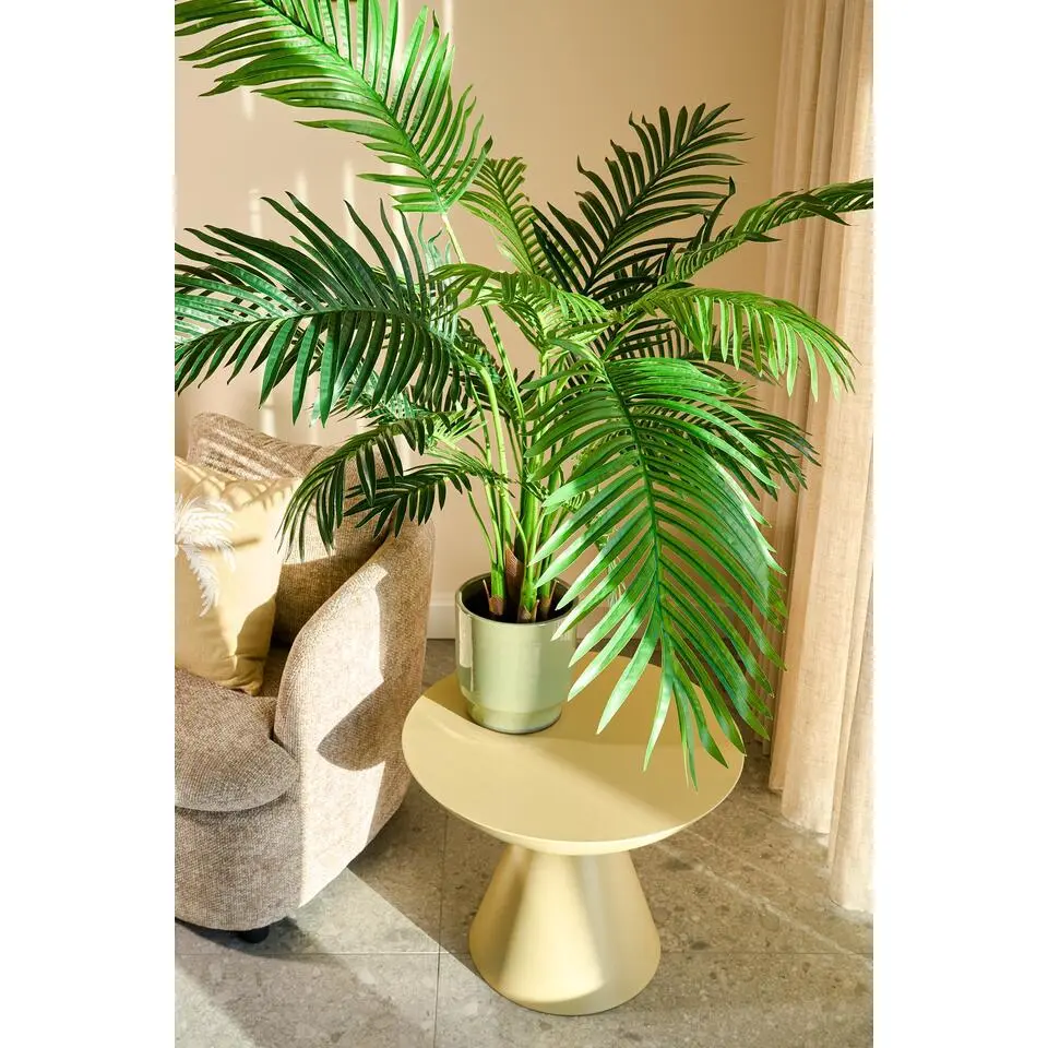 Mica Decorations Areca Palm Kunstplant in Pot - H134 x &Oslash;50 cm - Groen
