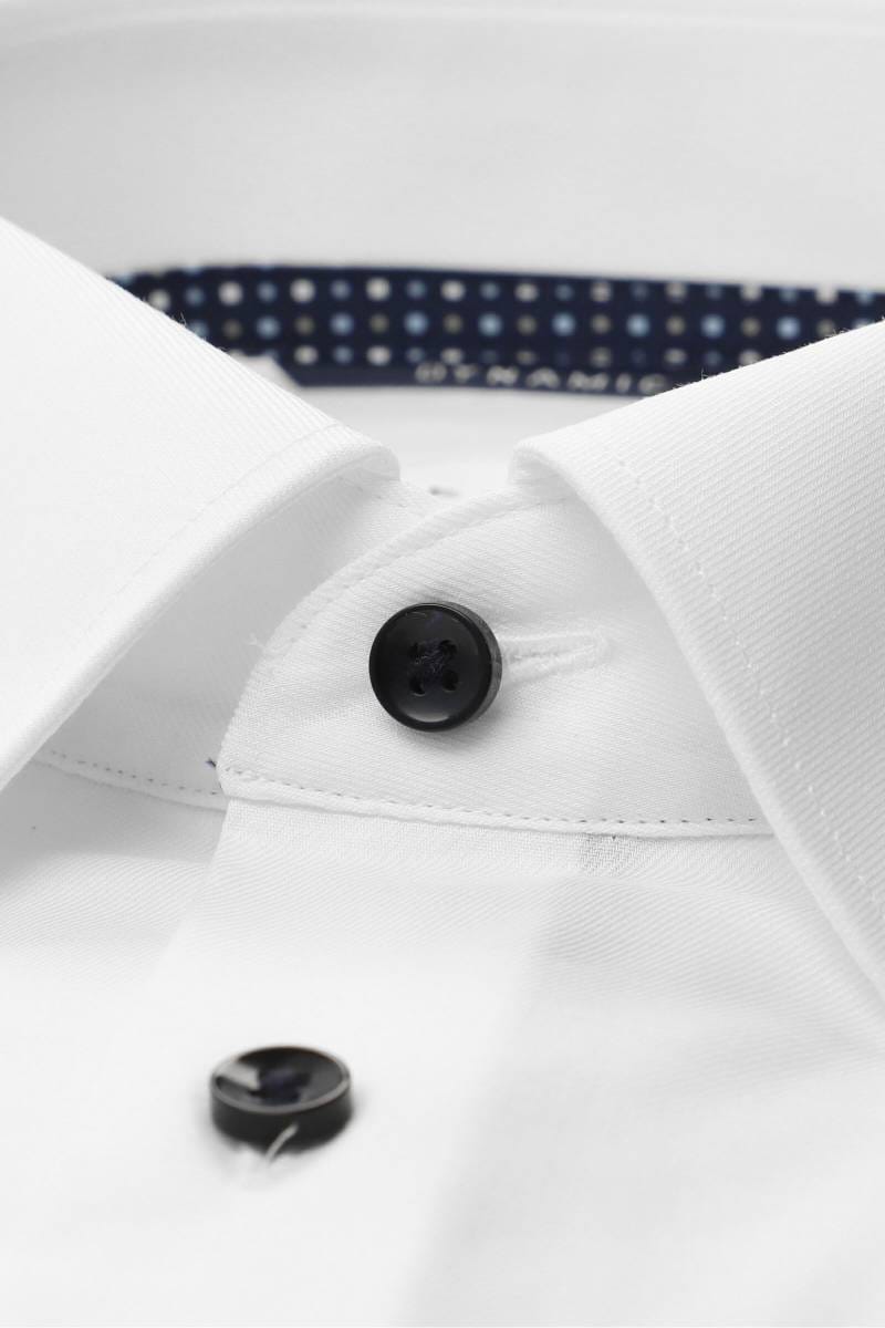 ETERNA Slim Fit Hemd weiss, Einfarbig