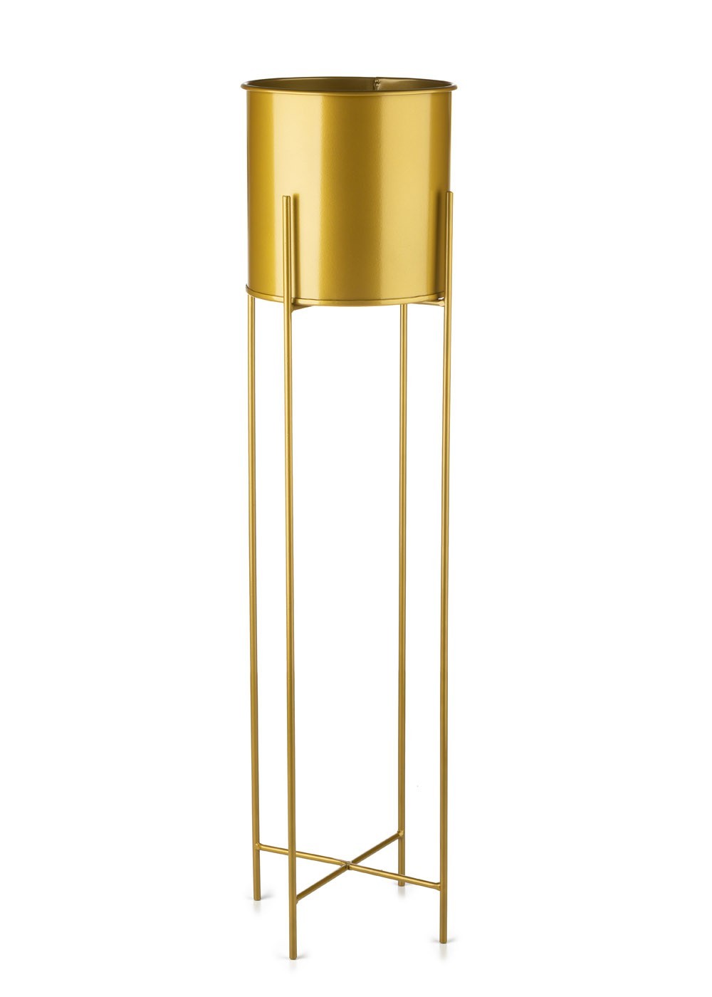 Kwietnik na kwiaty osłonka 95 cm złotym GLAMOUR
