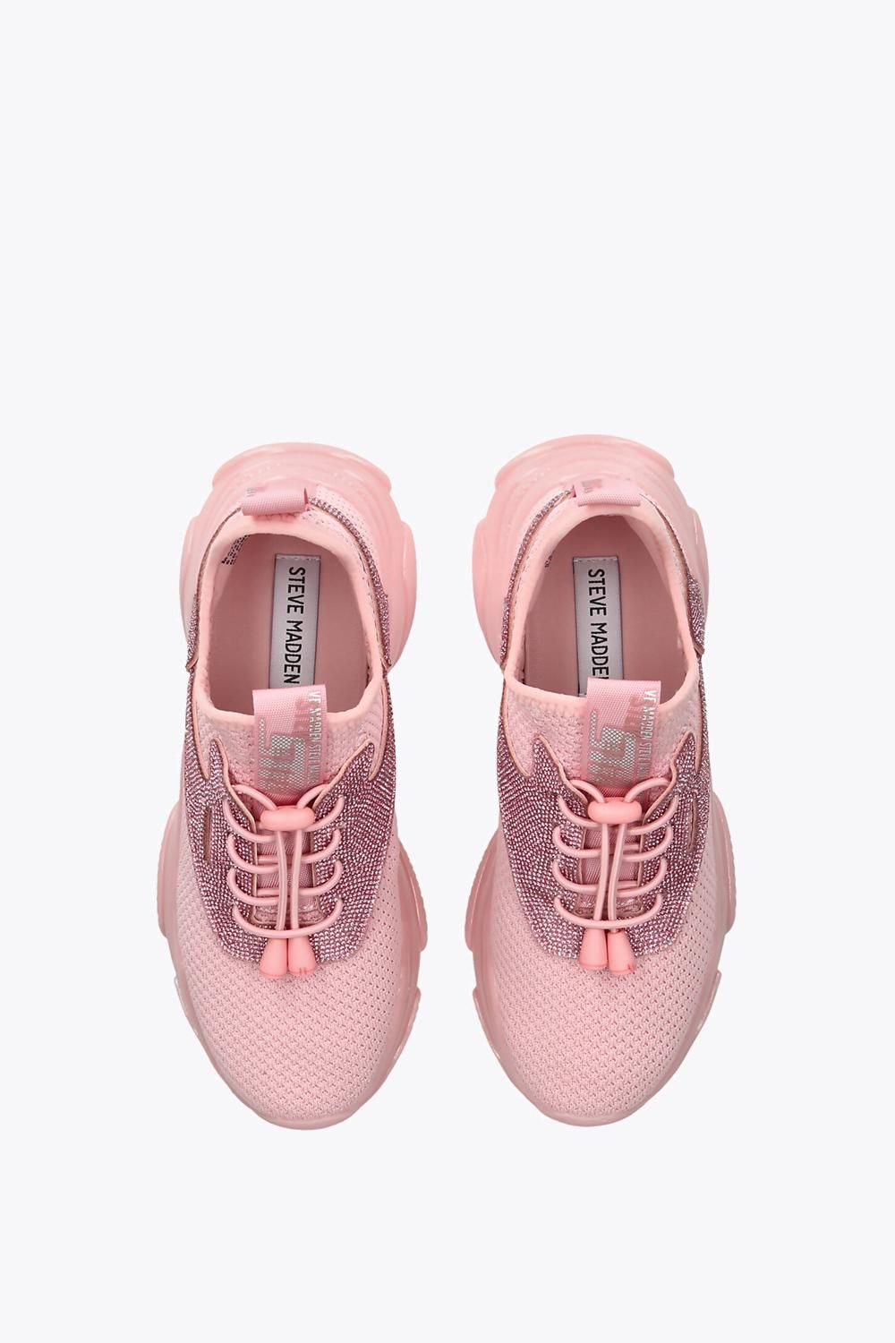STEVE MADDEN Match Re Pink' Fabric Trainers