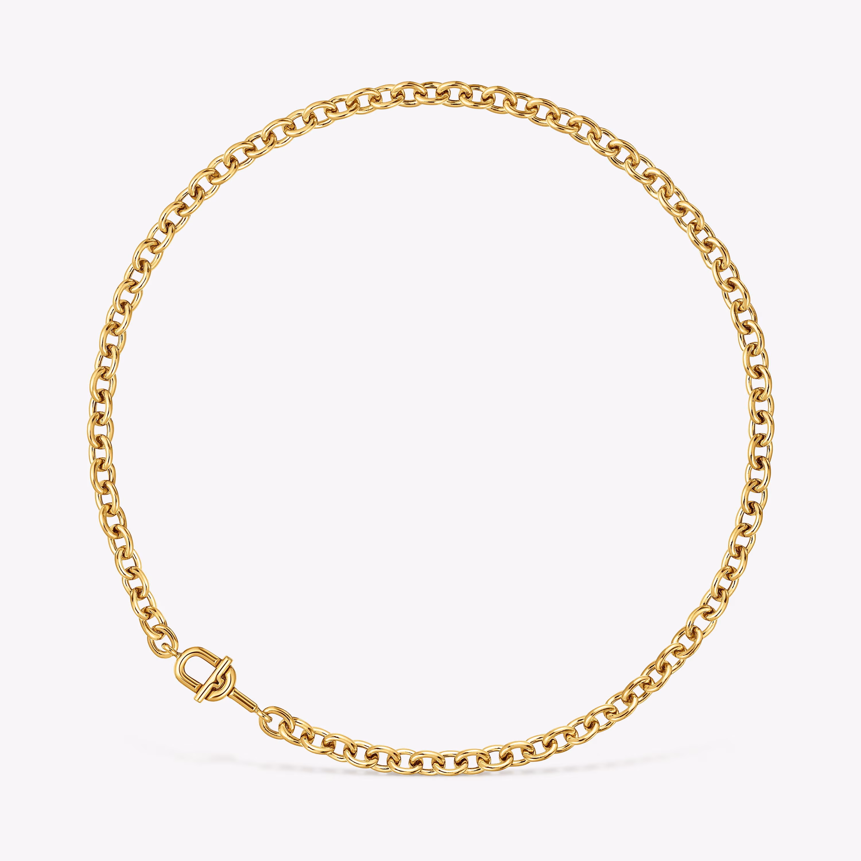 Gargantilla cadena con baño de oro 18 kt sobre plata TOUS MANIFESTO