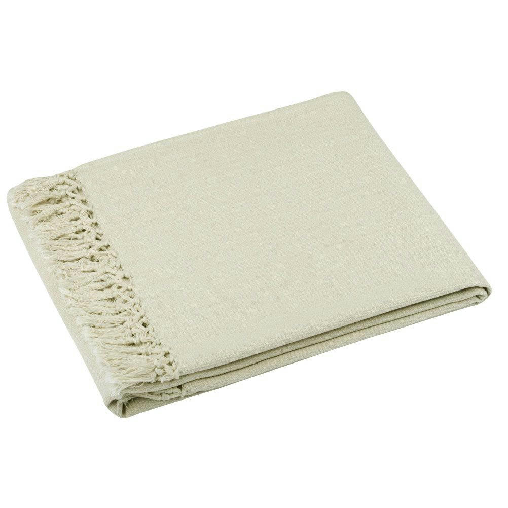 PORTOFINO - Jeté déco perle 125x150cm