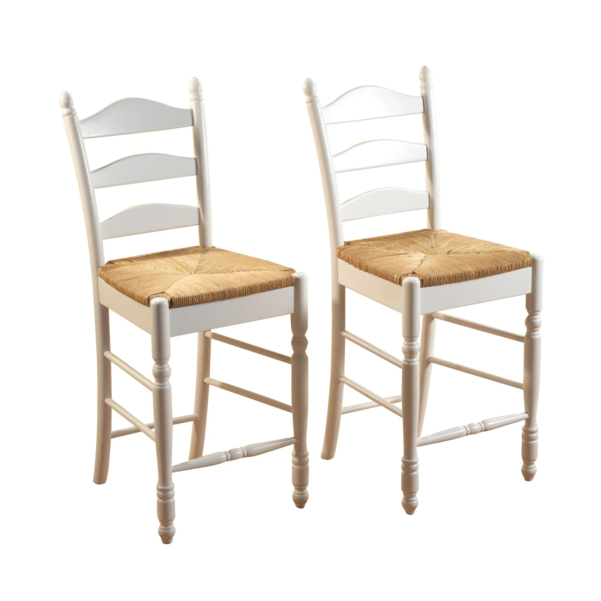 Simple Living Jessie Ladder back 24-inch stool (Set of 2)