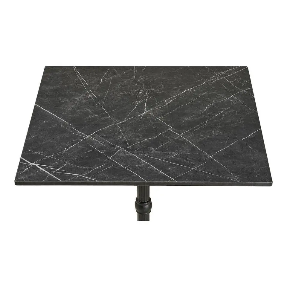 Hioshop Vivi cafetafel marmerdecor grijs