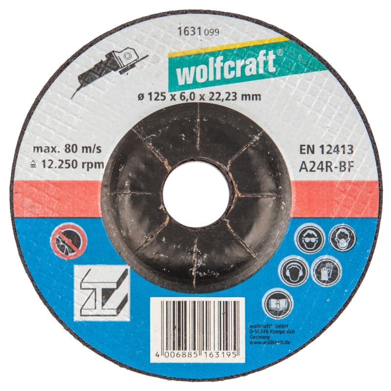 Disque à ébarber Ø 125 mm WOLFCRAFT
