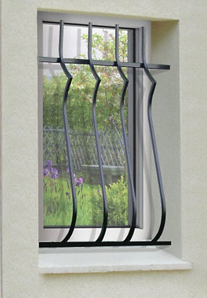 Grille de Defense Harmonie pour Fenetre H 45 cm x L 60 cm (côte tableau)