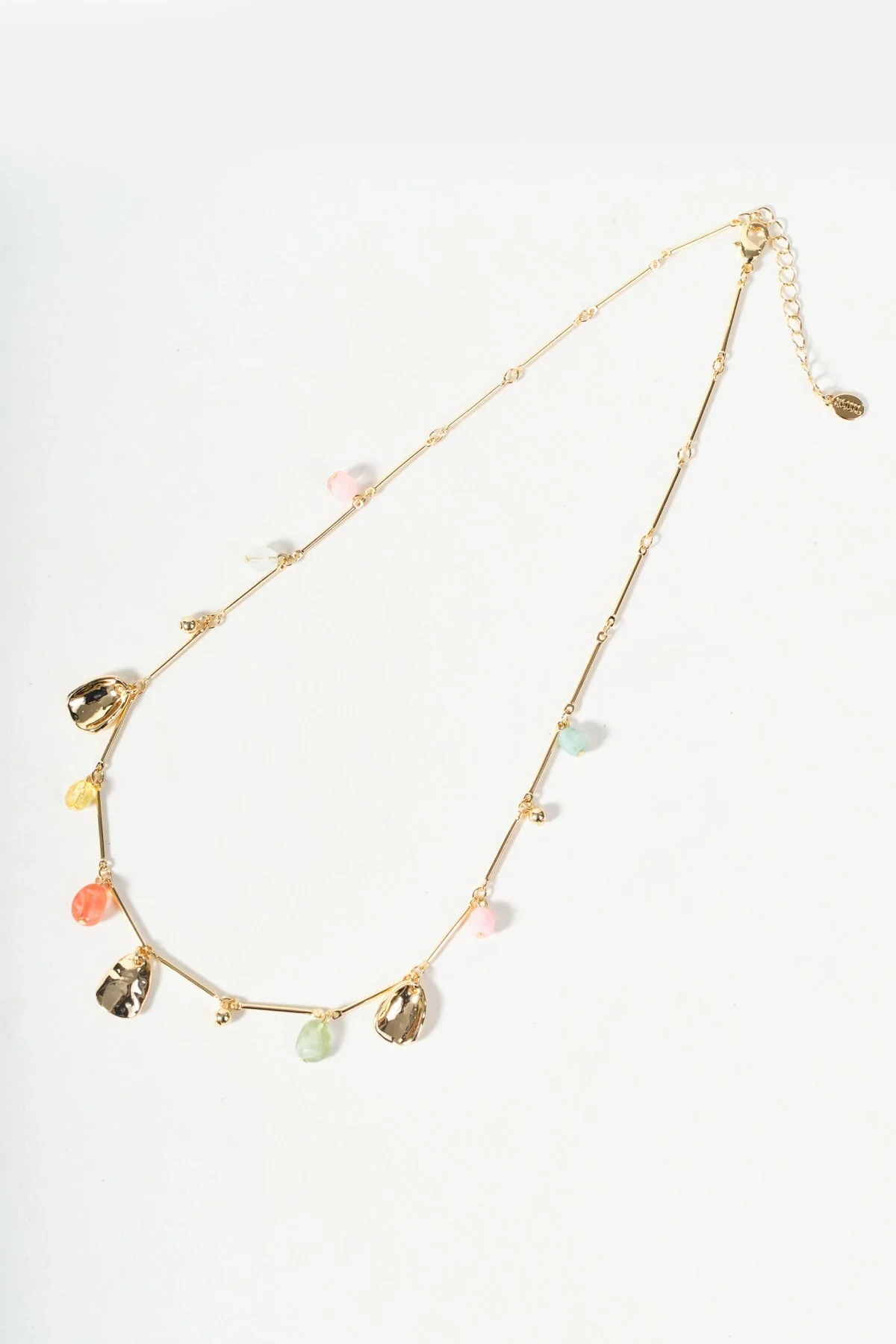 Multi Coloured Beaded Necklace