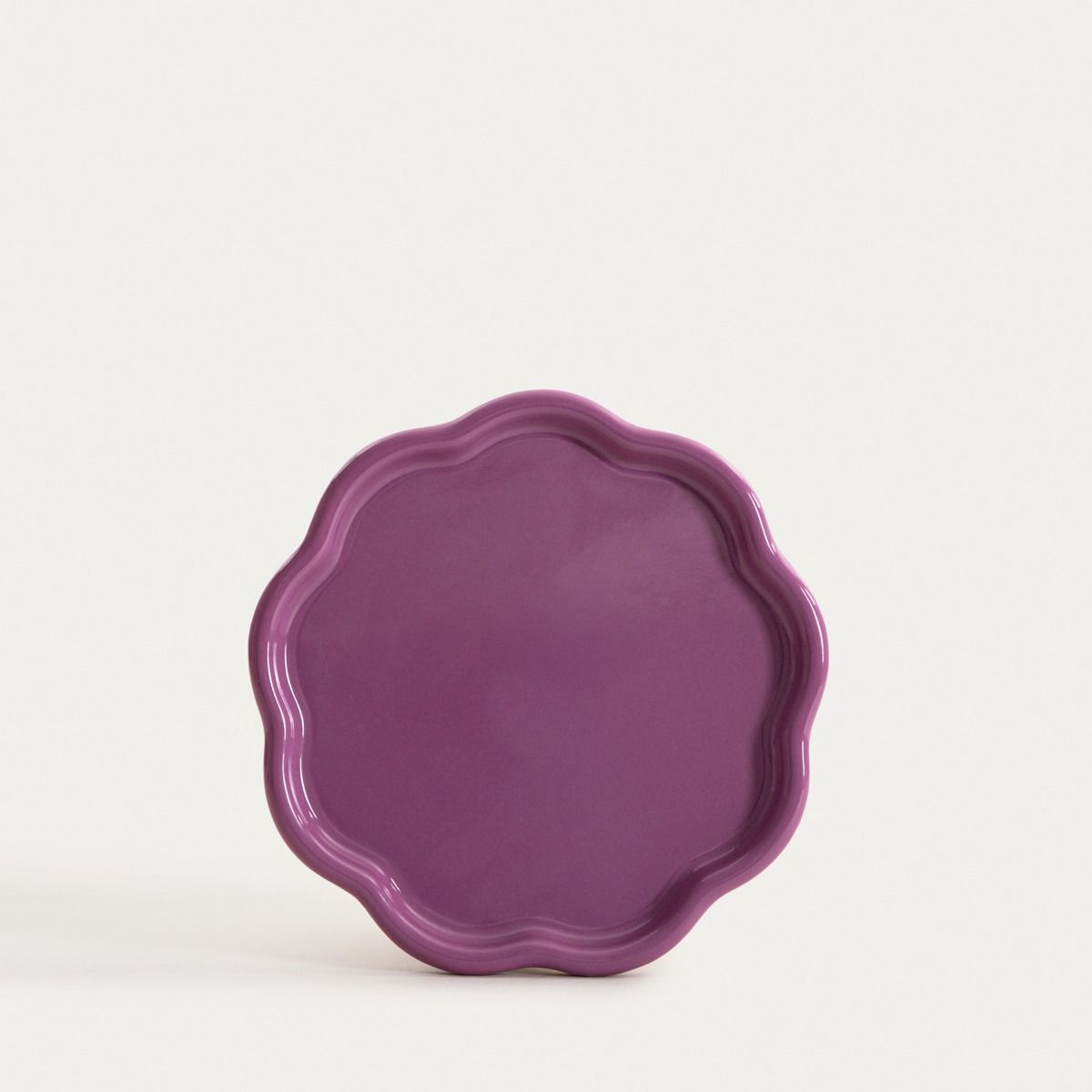 Talerz FLORINA fioletowy 21 cm