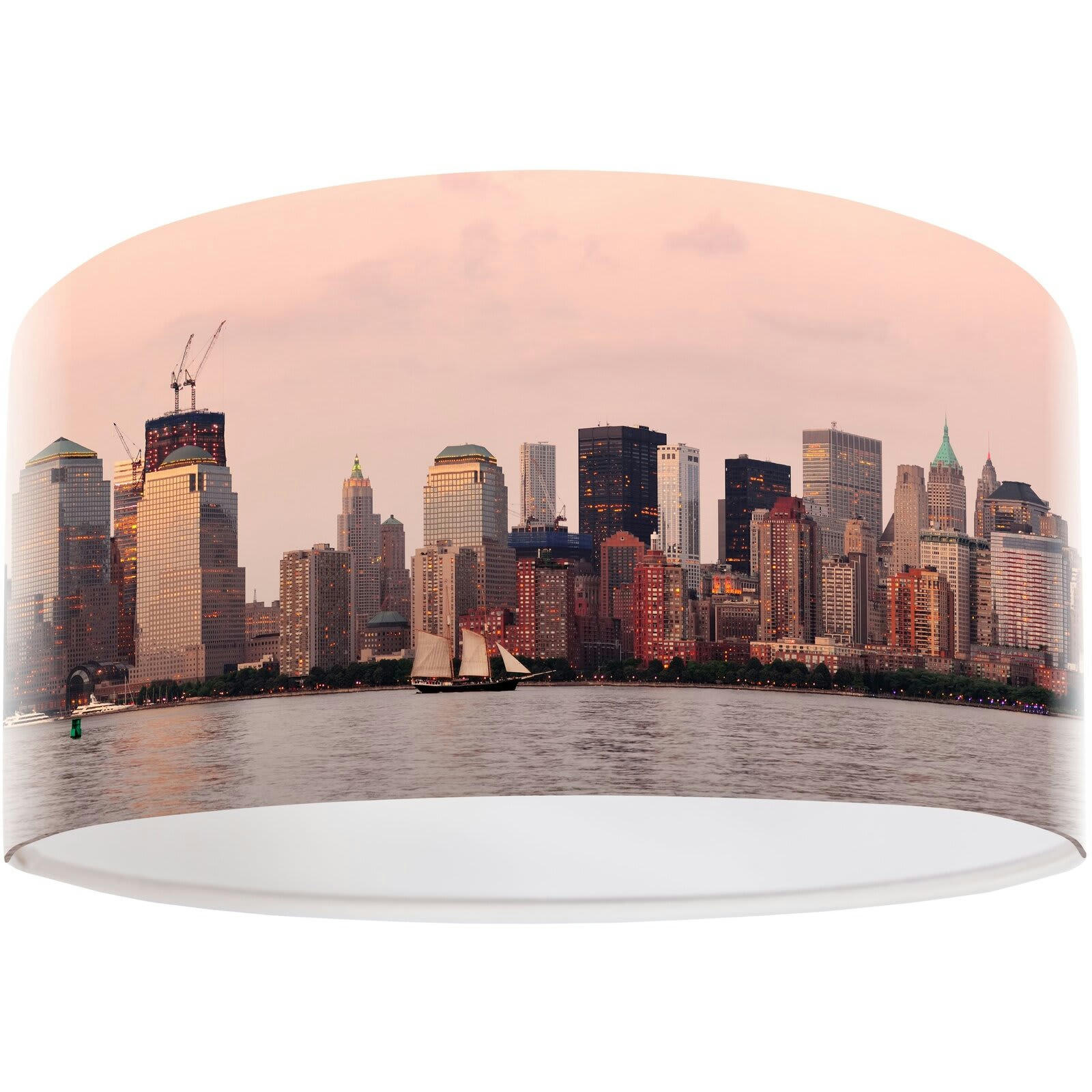 CITY - Suspension Tissu Rose