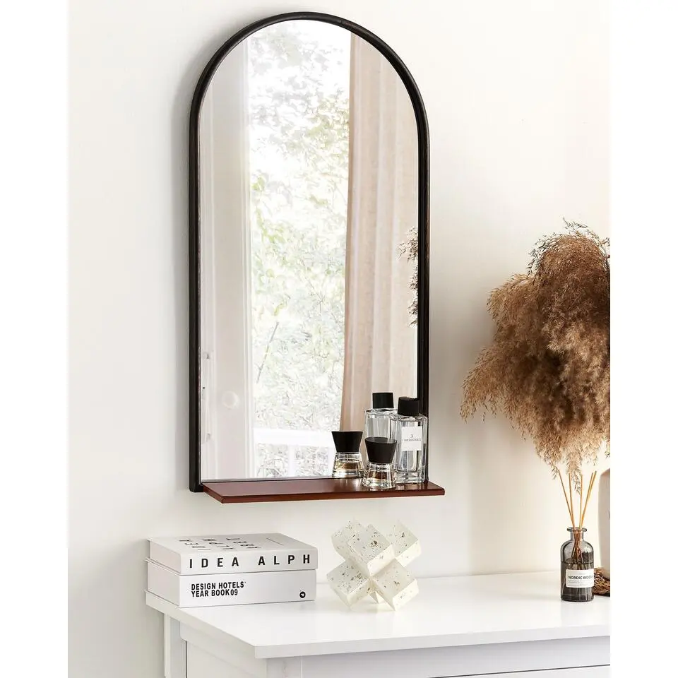 DOMME - Wandspiegel - Zilver - Glas