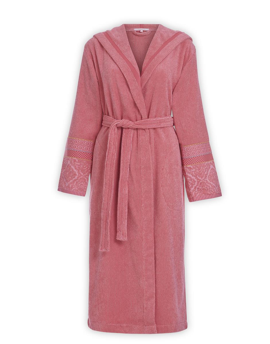 Pip Studio badjas Soft Zellige - XXL - koraalrood