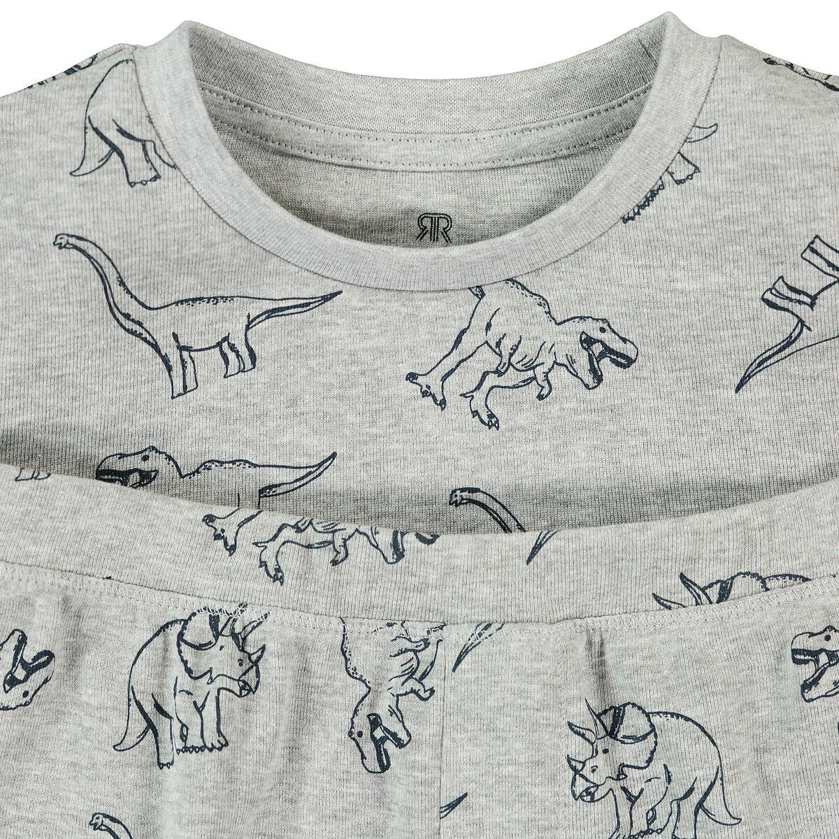Pyjama en côtes imprimé dinosaures