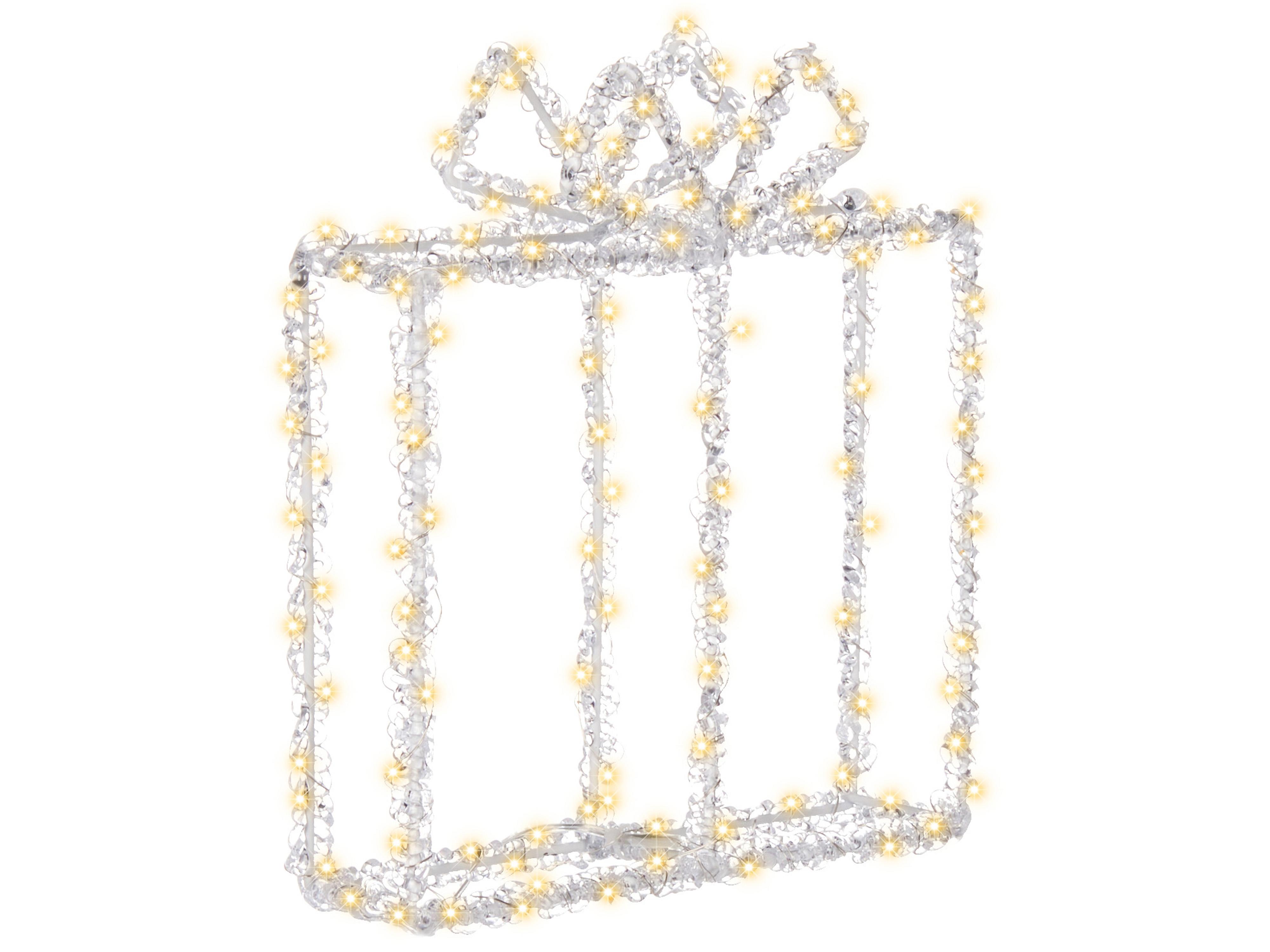 Outdoor Decoration LED KEMI Christmas Gifts 25 cm White