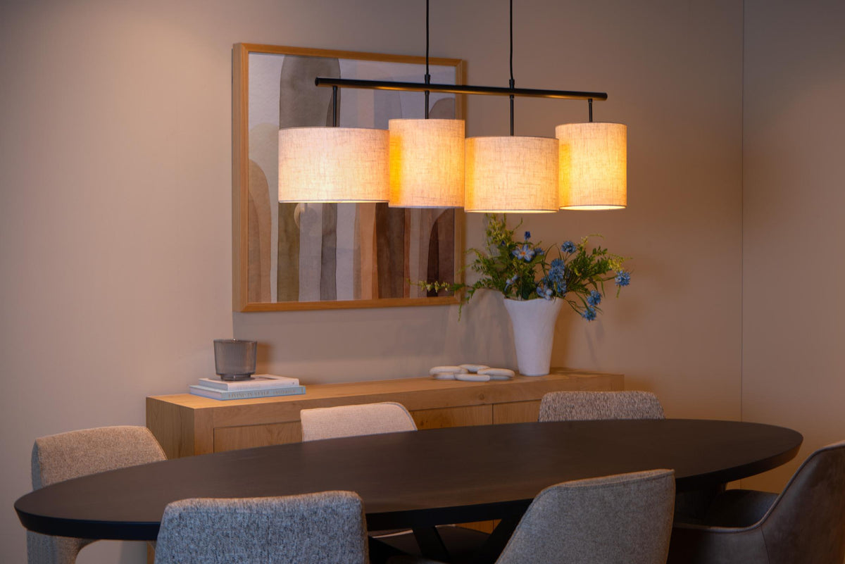 Lucide hanglamp MAYA - 4xE27 - Beige