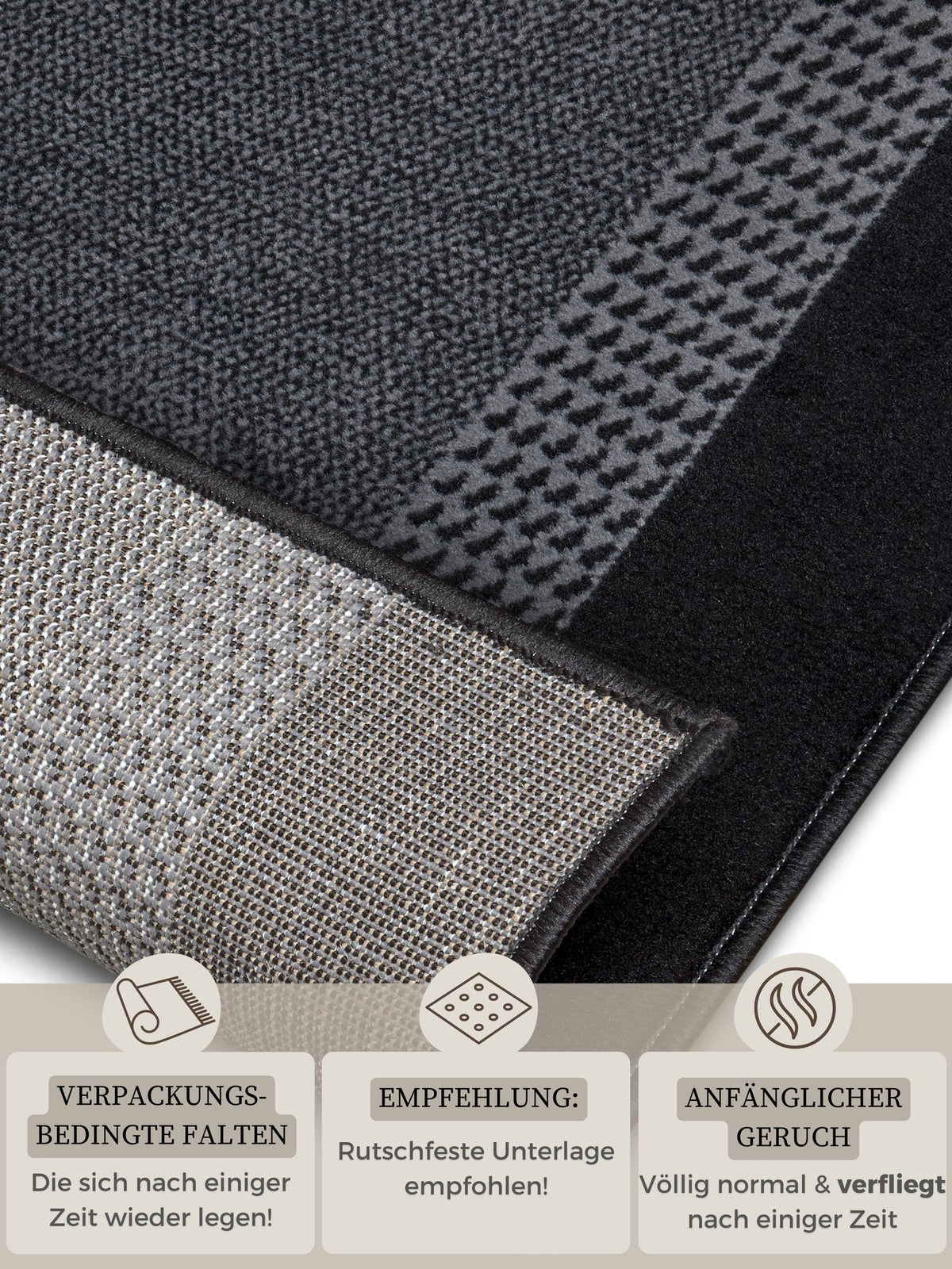 Designer Velours Runner Band 80x500 cm
