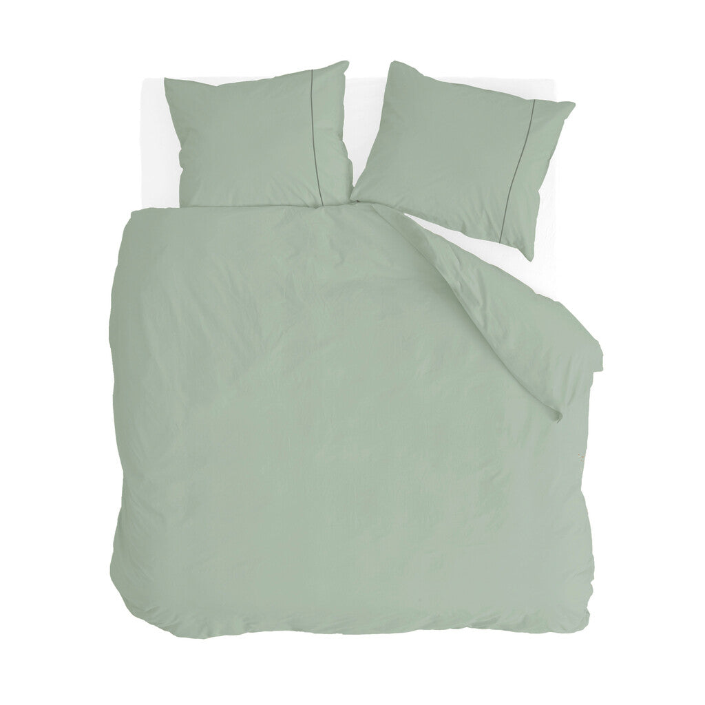 Walra - Dekbedovertrek Remade Uni Essence - 240x220 cm - Groen