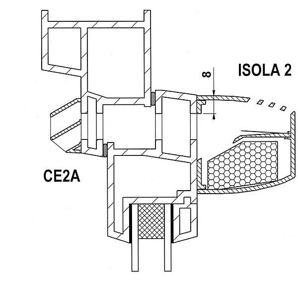 Entrée d'air auto acoustique ISOLA 2 30 noire - ANJOS - 0602NO
