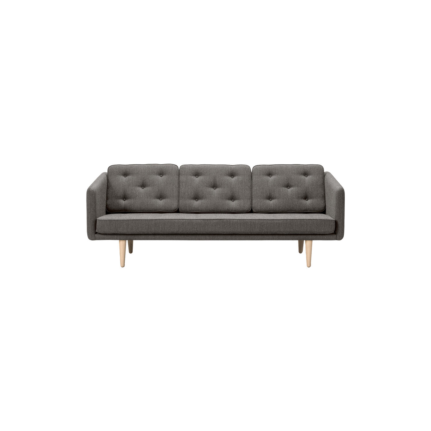 No. 1 3-pers. sofa, Fiord 151/s&aelig;bebehandlet eg