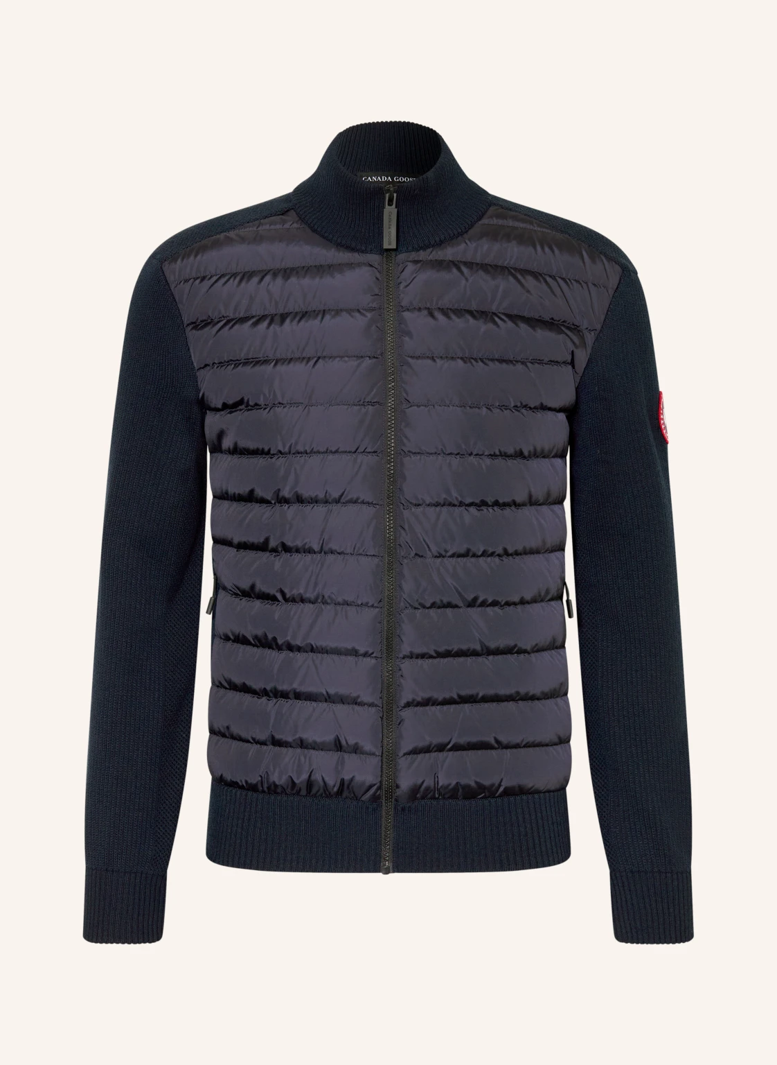 CANADA GOOSE Strickjacke HYBRDIGE im Materialmix