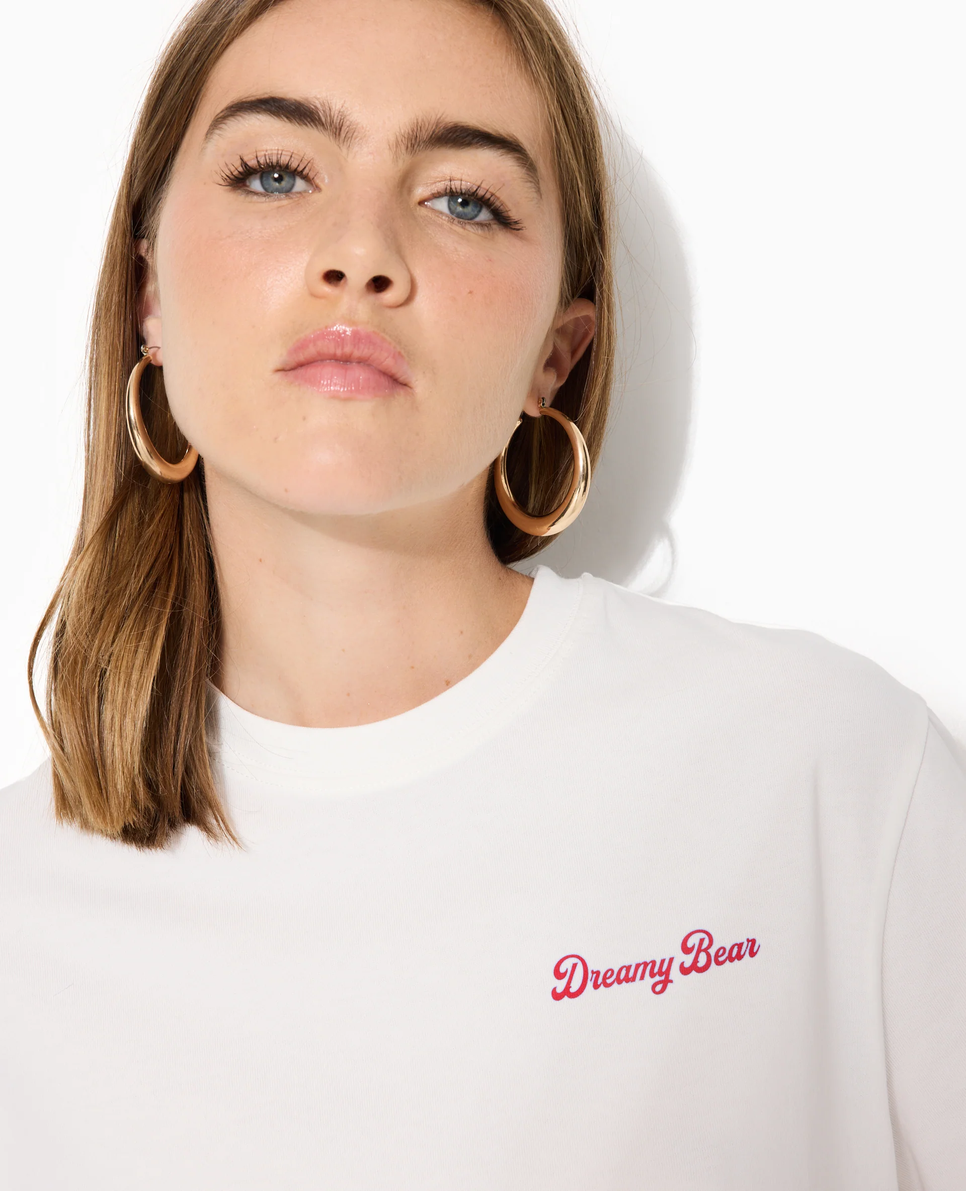 T-shirt court avec print devant et dos