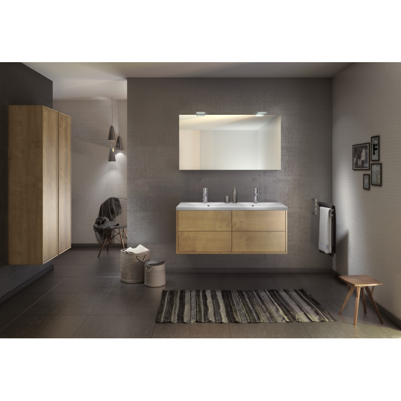 Miroir Atlas LED 120 cm ALLIBERT