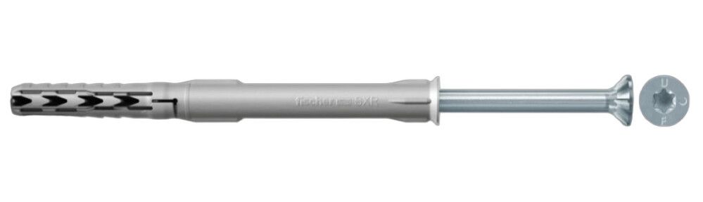 FASADEPLUGG FISCHER SXR 10 X 120 T MED SIKKERHETSSKRUE
