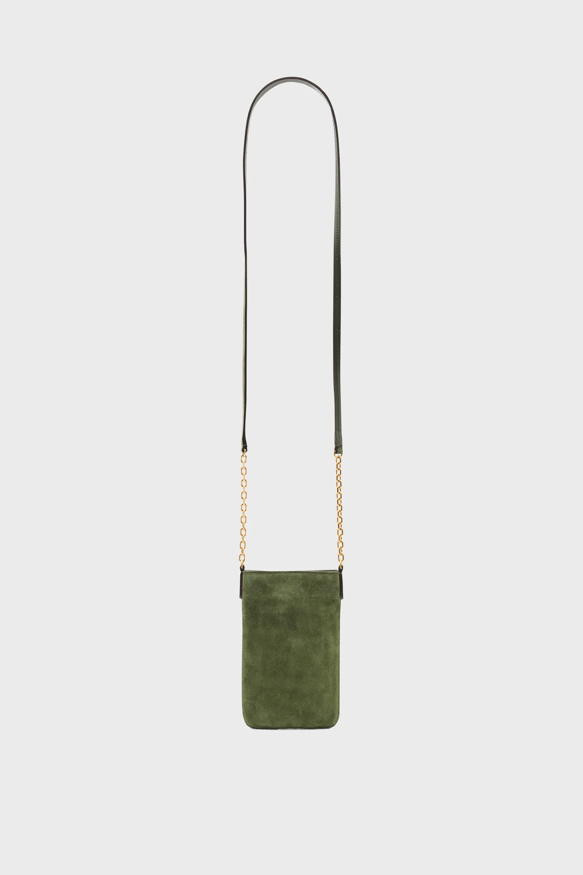 Porte téléphone en cuir velours - LE CHARLOTTE PHONE