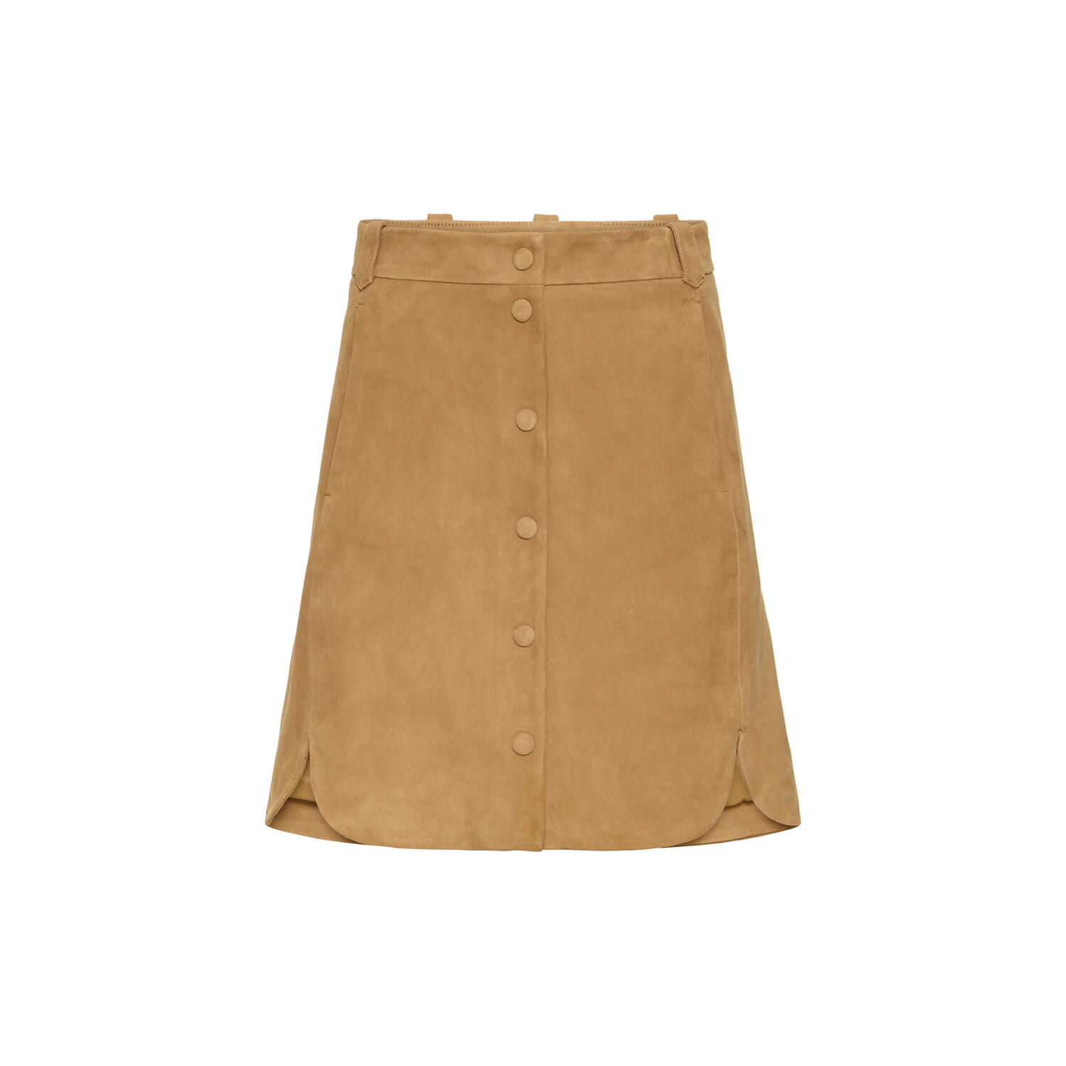 IR Funda Skirt, suede light brown