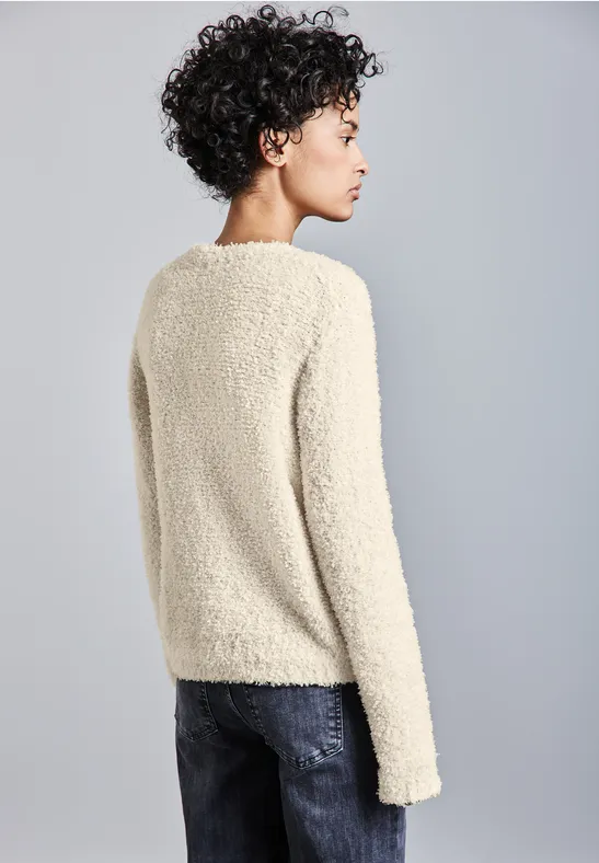 Cardigan mit Effektgarn