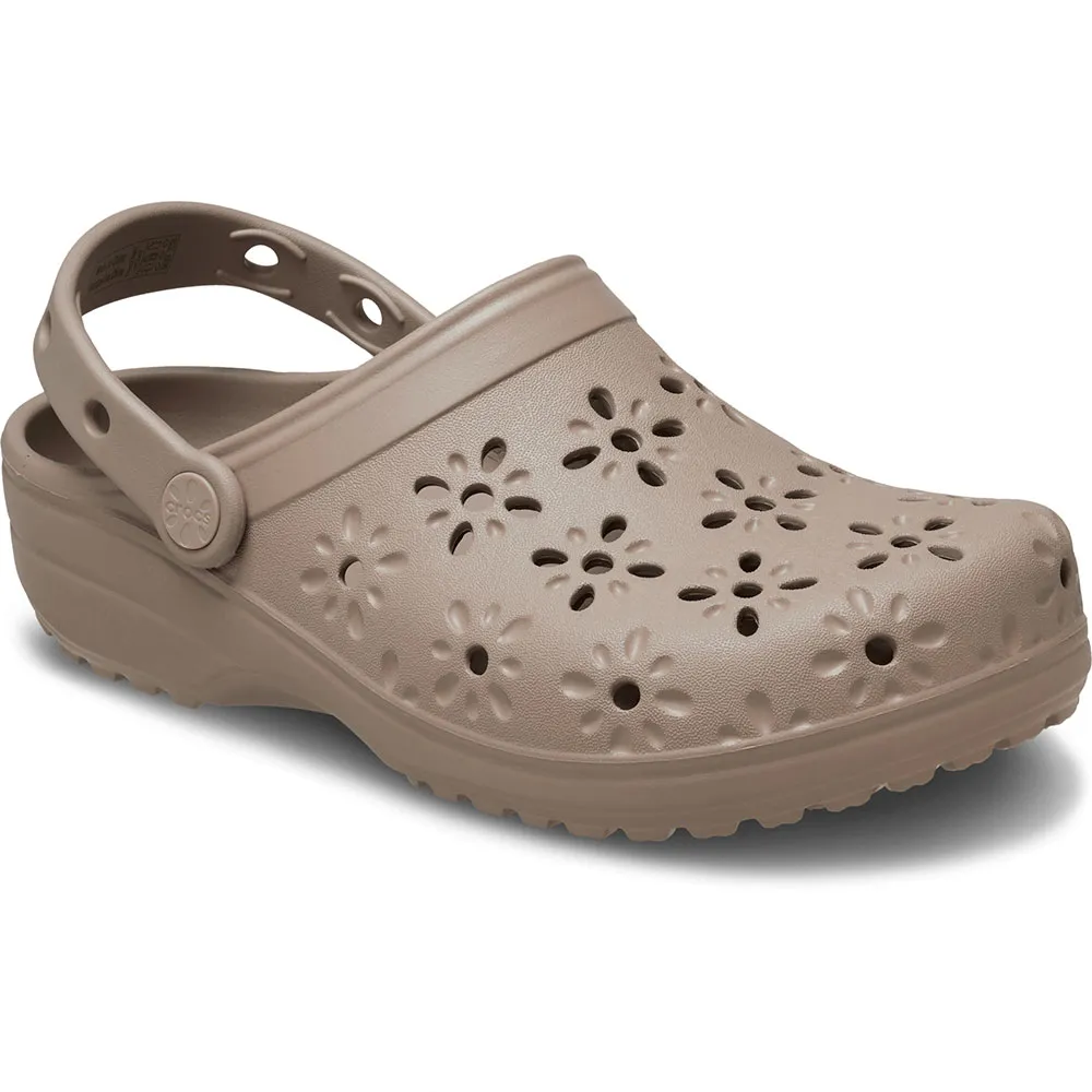 Crocs Classic Floral Cut Out clogs