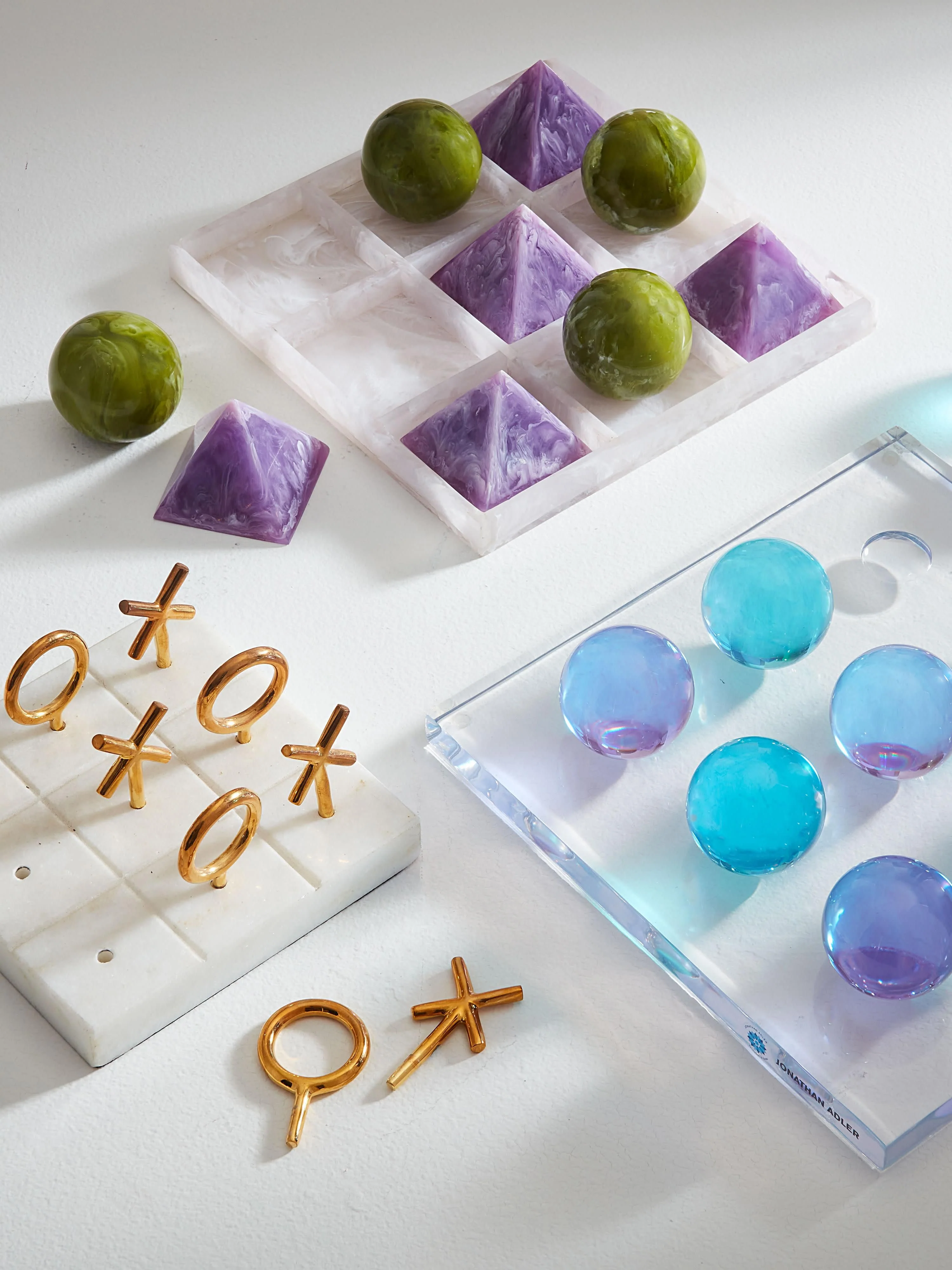 Handgefertigtes Tic-Tac-Toe Spiel Como