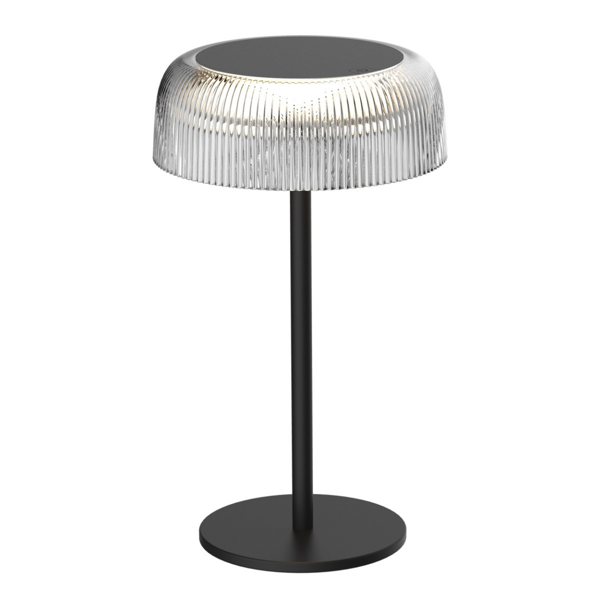 Lampa stołowa akumulatorowa TRYPOLIS czarna LED 2W wys:26cm Polux
