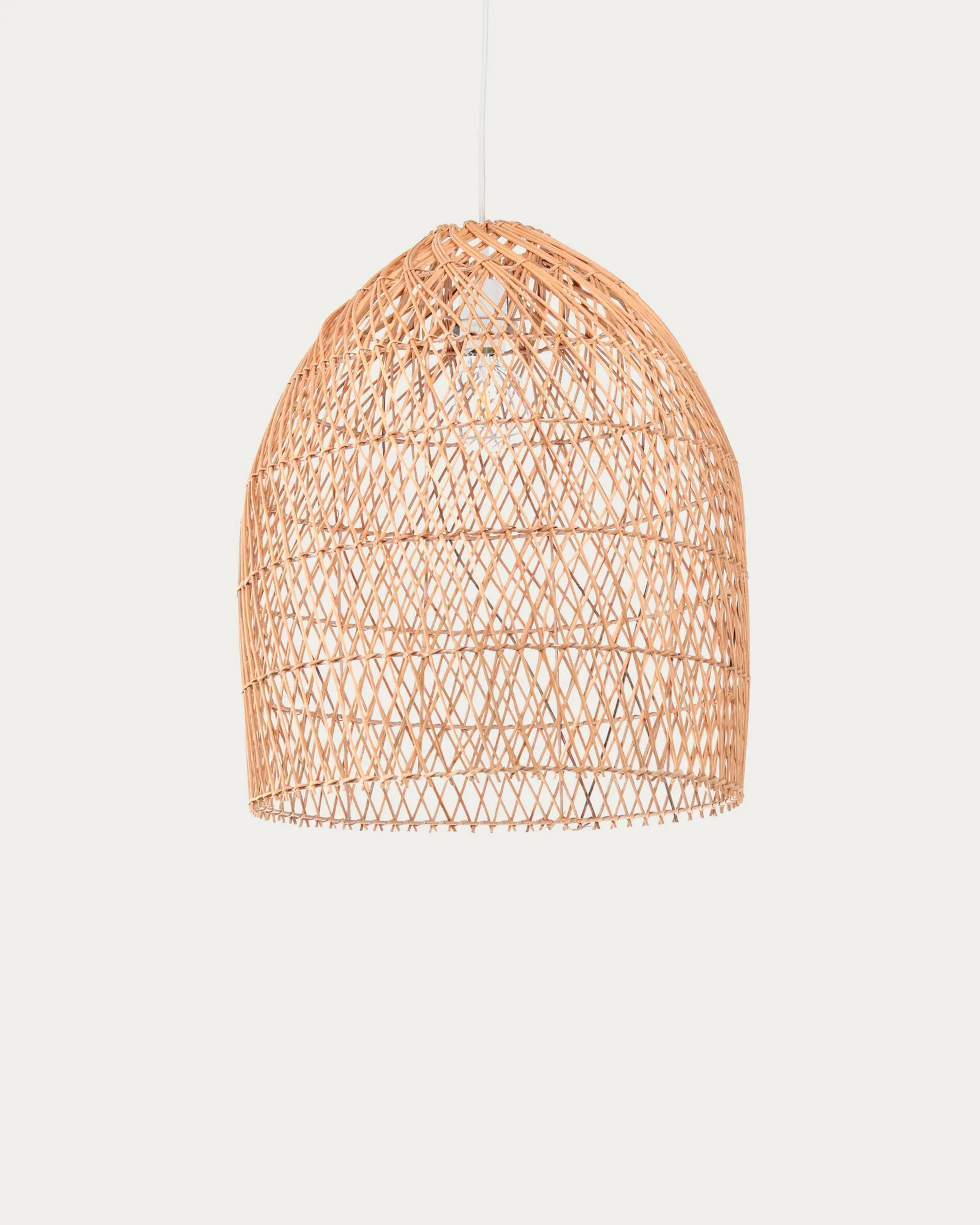 Domitila ceiling light shade in rattan with natural finish Ø 44 cm