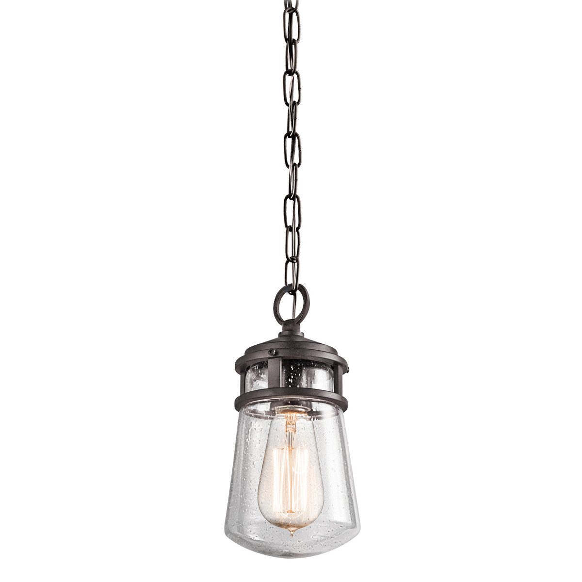 Lampa sufitowa Lyndon brąz 1xE27x60W IP44 Kichler