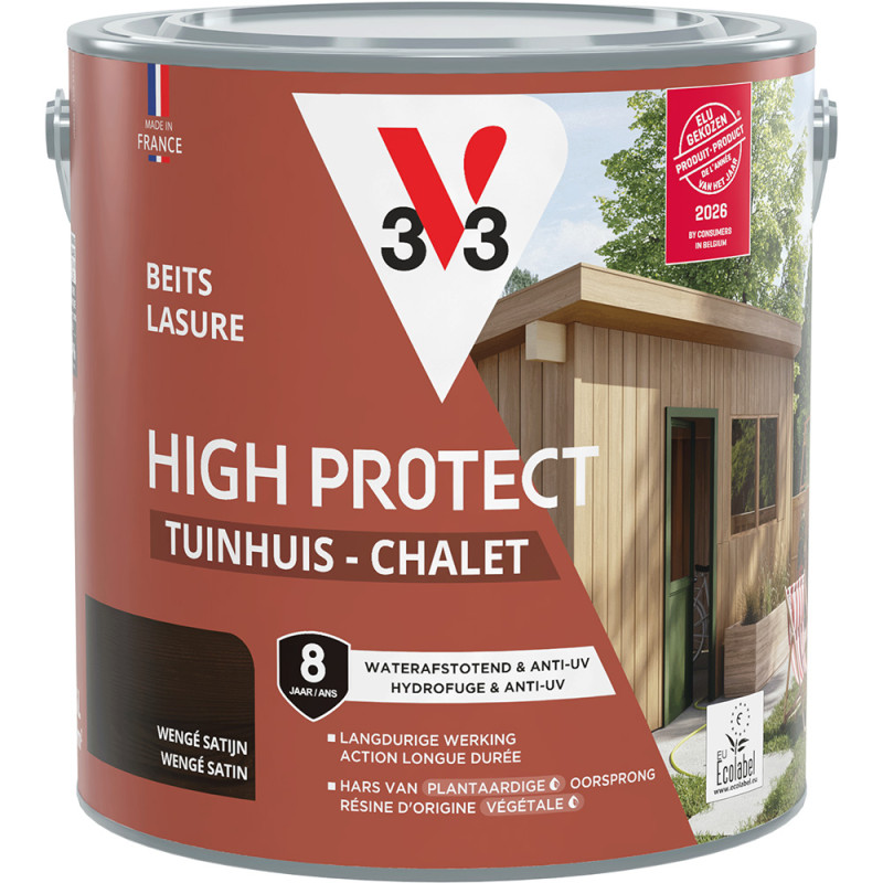 Lasure pour chalet High Protect wengé 2,5 L V33