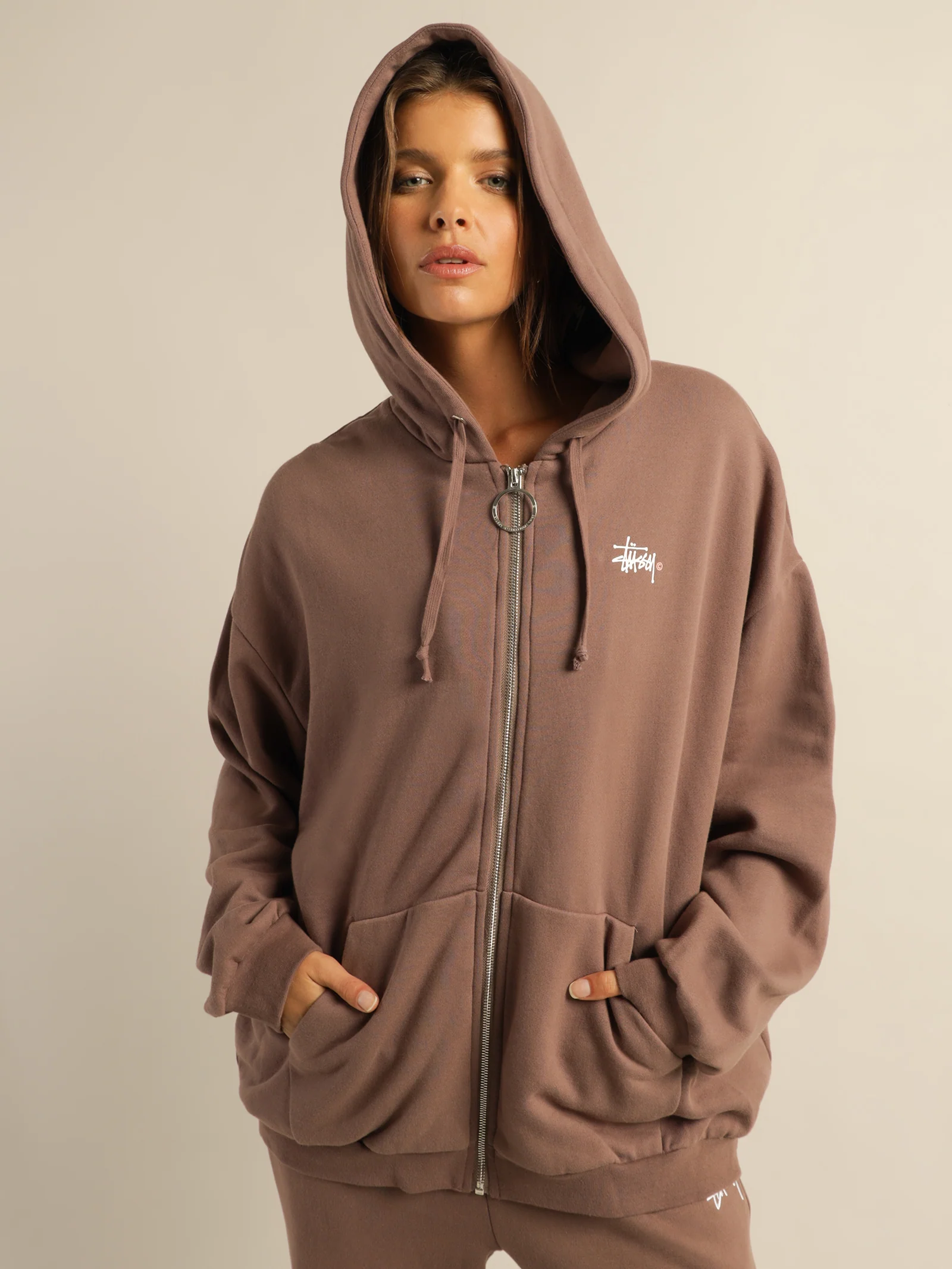 Graffiti Zip Up Hood Jacket