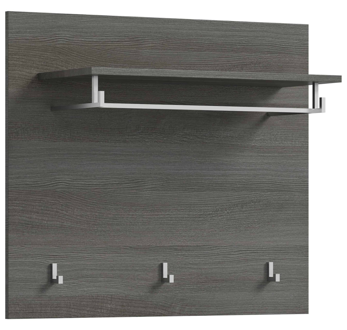 Furnilux Salsa kapstok 3 haken wit hoogglans - 80cm x 70cm x 27cm