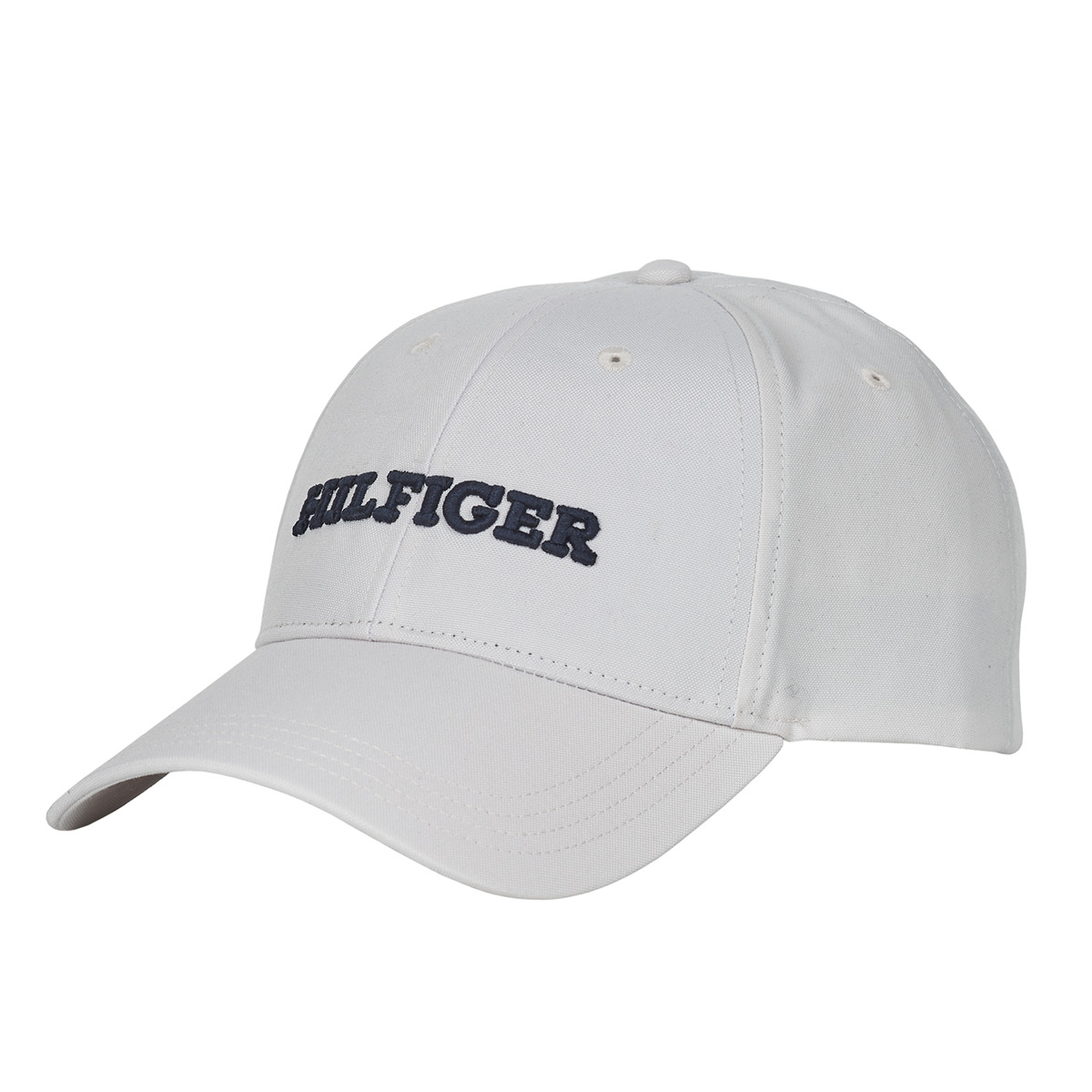 Tommy Hilfiger - TH MONOTYPE CANVAS 6 PANEL CAP - White