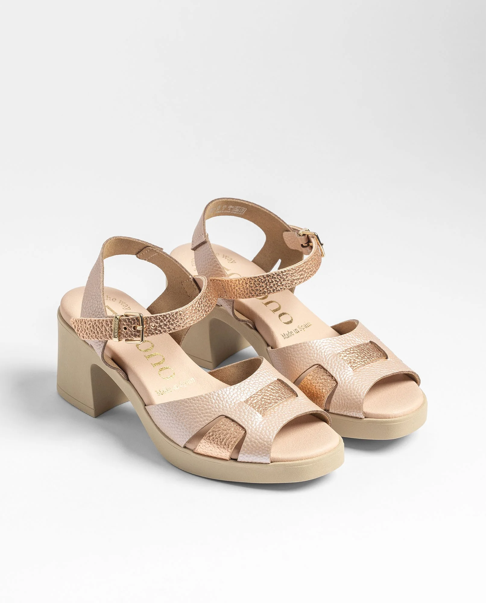 Sandalia de tacón BLAY-262 multicolor