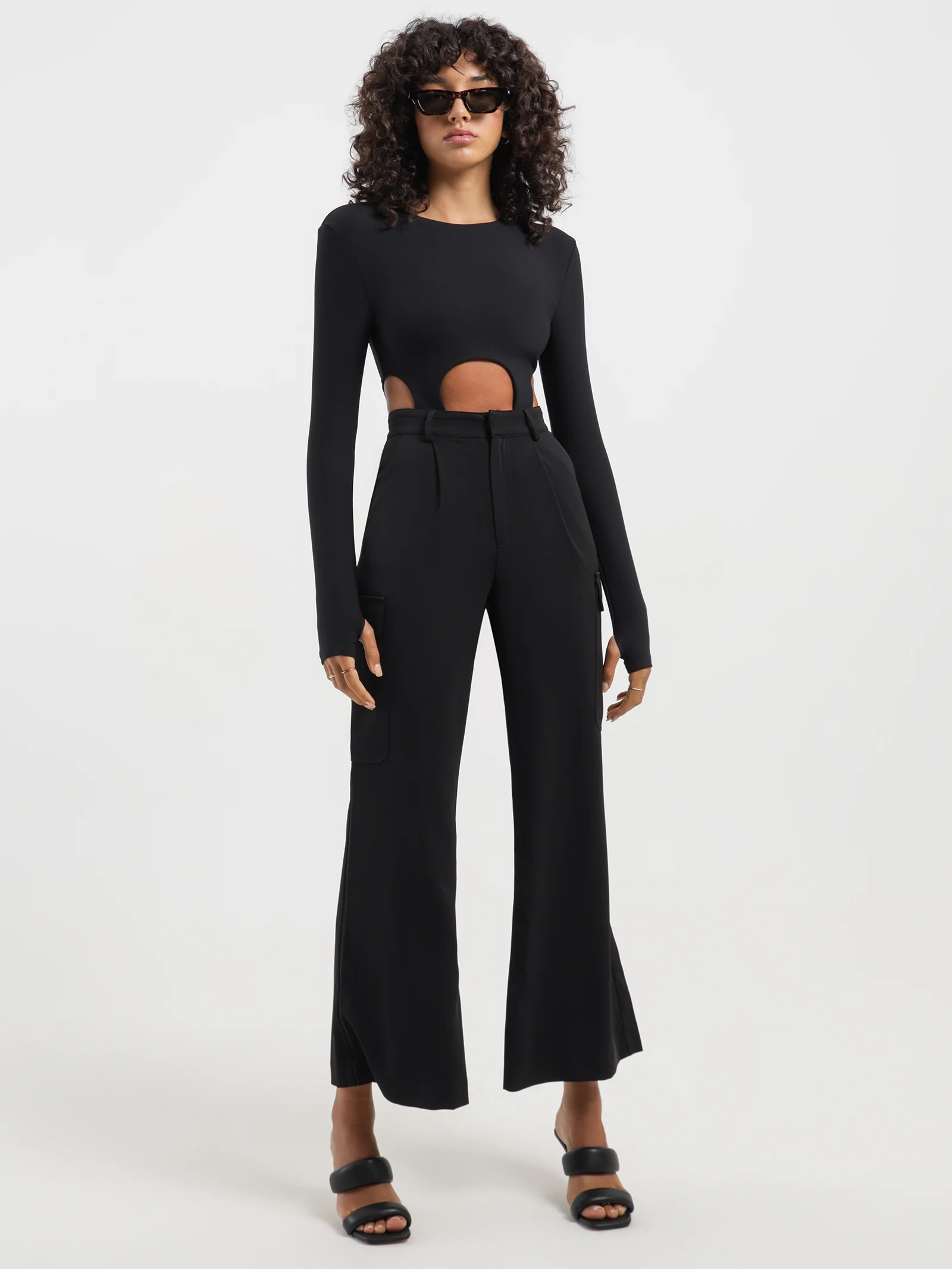 Ina Rib Ponte Bodysuit