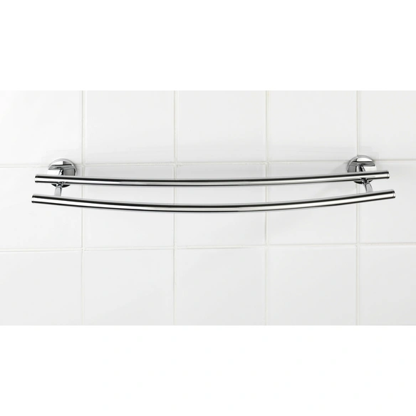 Handtuchstange »Duo Cuba«, Zinkdruckguss, chromfarben