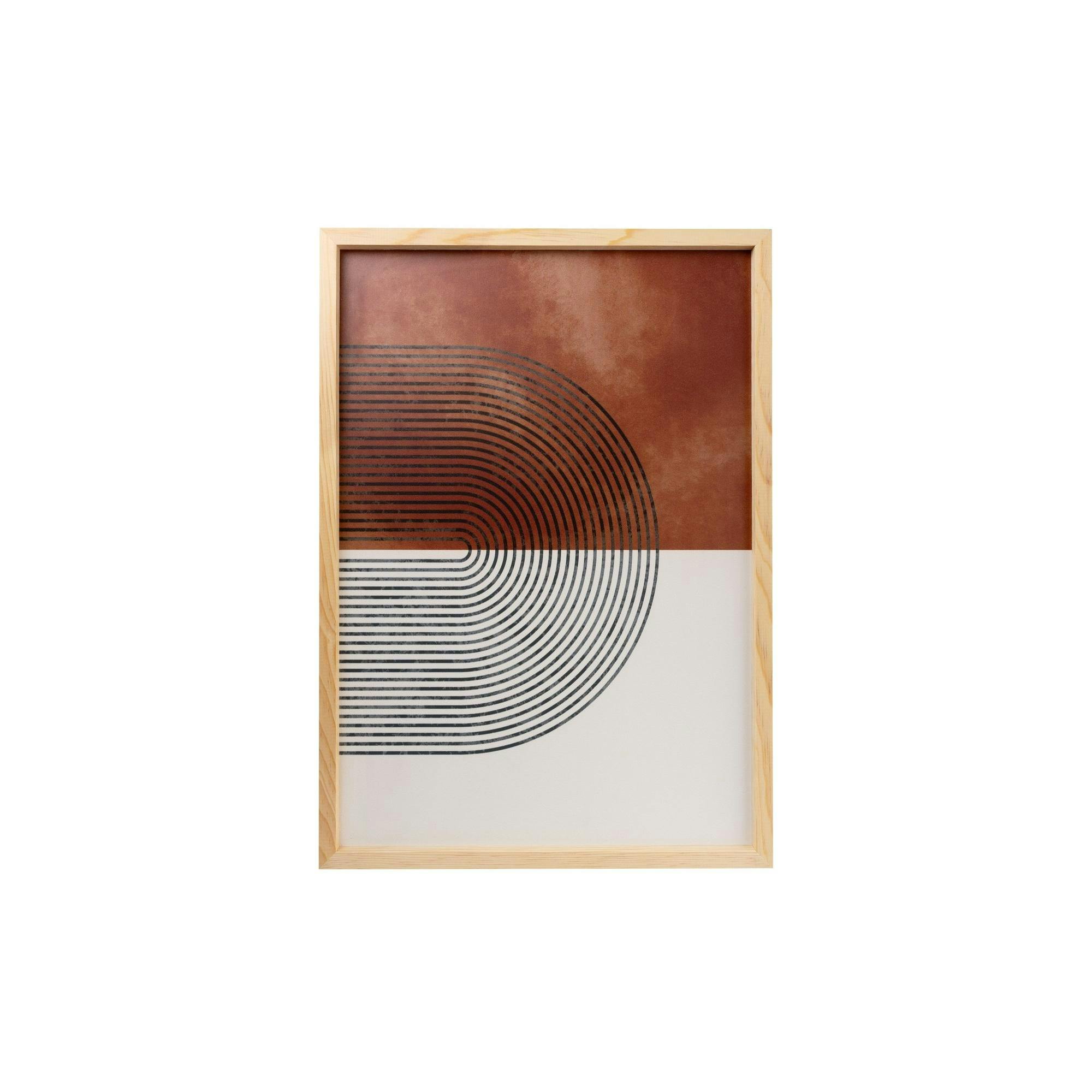 Tableau abstrait noir et brun – thème soleil (lot de 3)