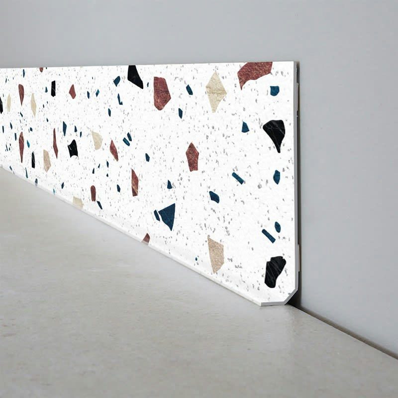 TERRAZZO PROCIDA - Plinthe PVC lot de 25 L200xH. 8cm Multicolore