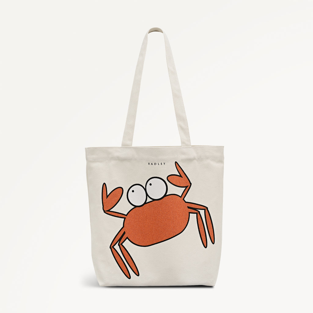Clawde Crab - Medium Open Top Tote