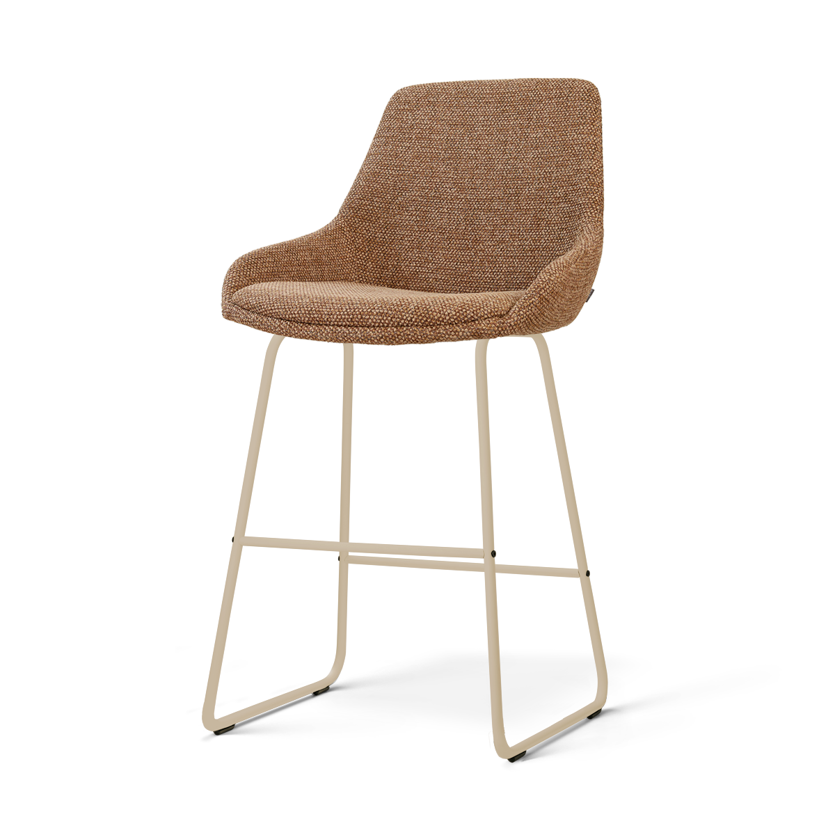 Nolon Nino-Isa barkruk bruin blend - beige onderstel - 65 cm